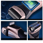 Kemei electric shaver rechargeable shaveing for man shavers body wash twin blade cutter head men face care Shaver razor KM-8102
