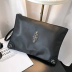 Men's stylish fashion evening clutch bags rivet messenger bags iPad wrist bags, wristlet purses, Wristlet bag,