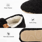 NWT New EverFoams Womens 8.5 Black Slippers Soft Memory Foam House Shoes
