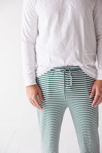 Green Stripes: Men's Pants