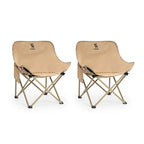 Folding Carbon Steel Camping Chair - Adult & Kids Sizes