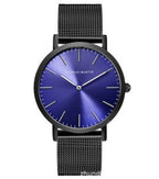 Japan Quartz Movement High Quality 36mm hannah Martin Women Stainless Steel Mesh Rose Gold Waterproof Ladies Watch