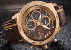Men's  Sports Waterproof Watch With Chronometers And Leather Belt Multifunction Wristwatch Unique Design Perfect Gift