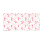 Customizable: Cute Pink Bow Beach Towel, Summer Towel, Pool Accessory, Gift for Her, Beach Accessories, Vacation Essentials