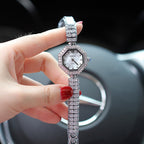 Women's Watch Pointer Diamond-embedded Color Shell Surface