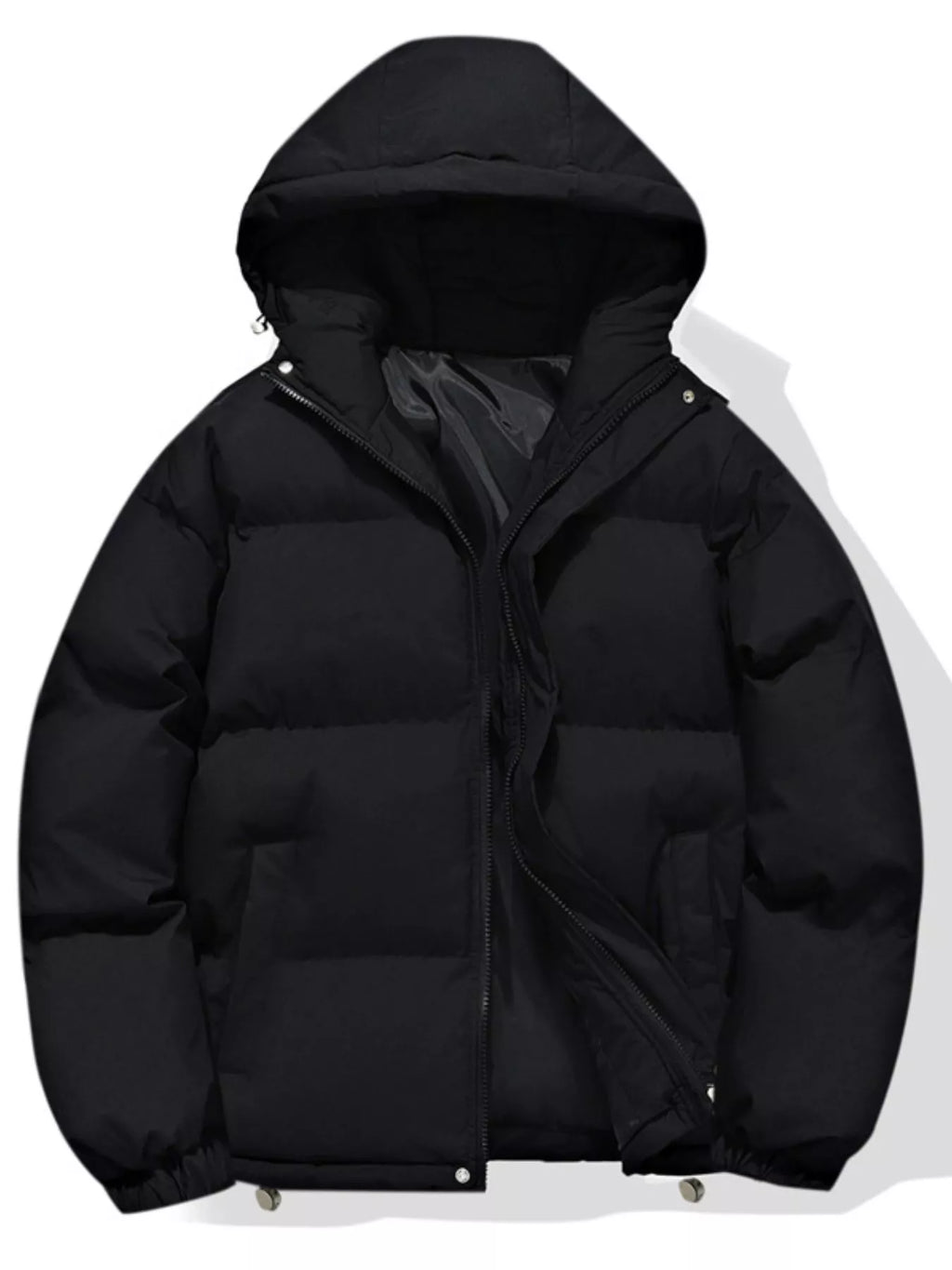 Men's Plus Size Hooded Padded Winter Coat