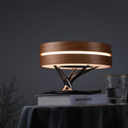 Round Intelligent Music Bluetooth Speaker Bed Lamp WiFi Circle Tree Of Led Light Wireless Charging For Living Room