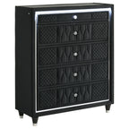 Lorient 5-piece Queen Bedroom Set Black
