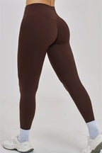 The Seraphine Layered V Sports Bra Leggings 2-Piece Set