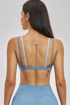 The Seraphine Layered V Sports Bra Leggings 2-Piece Set