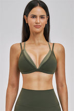 The Seraphine Layered V Sports Bra Leggings 2-Piece Set