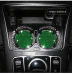 2PCS Diamond Car Coaster Water Cup Slot Non-Slip Mat Silica Gel Pad Bling Car Coasters Silicone Crystal Car Cup Holder Mat Car Gadget Universal Bling Car Cup Mat Holder Insert Crystal Rhinestone Vehicle Cup Coaster Bling Car Accessories for Woman
