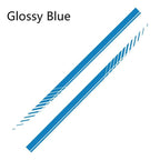 2PCS Universal Car Side Skirt Decal Stickers Body Side Sports Racing Stripe Car Side Stripes Universal Racing Sticker Decals Side Stripe Skirts Stickers Body Side Graphics Vinyl Sticker Decals Racing Sport Automobiles Body Wrap Car Accessories