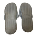 Shevalues Womens Size 11-12 Gray Slippers Open Round Toe Slip On House Shoes