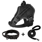 Traction Rope For Large Dogs Breathable Tactical Harness
