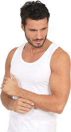 MaRe Luxury Italian Underwear 100% Mako Cotton Men's Sleeveless Shirt. Proudly Made in Italy (3261)