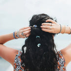 K'lani x Roxy Ocean Bloom Hair Tie Bracelet