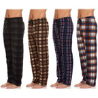 4-Pack: Men's Micro Fleece Pajama Pants