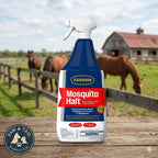 Farnam Mosquito Halt Horse Repellent Spray 32 oz. Fast Knockdown Mosquito & Flies