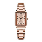 Square Women's Fashion Steel Belt Watch