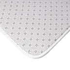 Le Bain Striped Bath Mat — Lavender & Taupe Modern Bathroom Rug