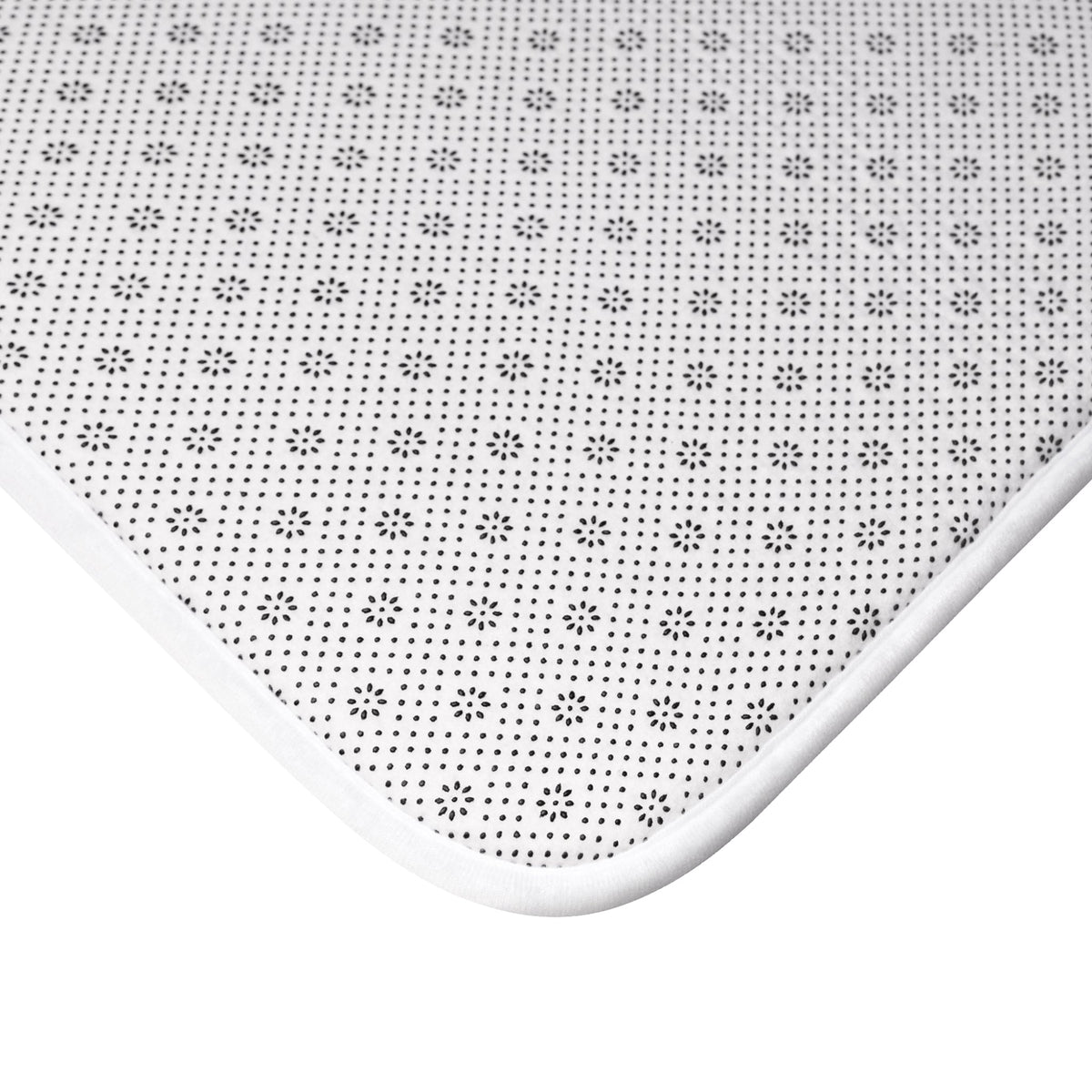 Le Bain Striped Bath Mat — Lavender & Taupe Modern Bathroom Rug