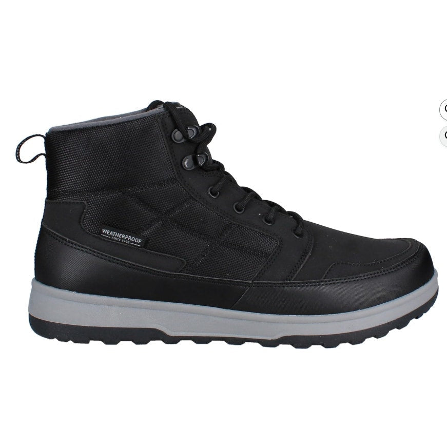 New In Box Weatherproof Mens Size 9 Black Jenkins Hiking Outdoor Trekking Boots