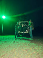 Solar Green Light for Hunting Hogs Deer,Fish light -15,000lumens