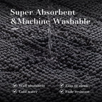 Kasentex Soft Absorbent Bath Rug - Plush Non-Slip Bathroom Mat