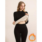 Women's Thermal Underwear Winter Plush Lining Suit