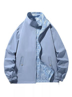Men's Plus Size Zip Up Lightweight Windbreaker Jacket