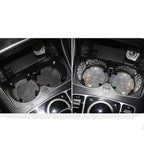 2PCS Diamond Car Coaster Water Cup Slot Non-Slip Mat Silica Gel Pad Bling Car Coasters Silicone Crystal Car Cup Holder Mat Car Gadget Universal Bling Car Cup Mat Holder Insert Crystal Rhinestone Vehicle Cup Coaster Bling Car Accessories for Woman