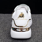 New Fashion White High Quality Women's White Thick Soled Sports Casual Couple Shoes Summer Lace-Up Trainers Gym Tennis Running Breathable High Quality Sneakers