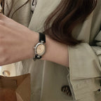 Black Gold Oval Women's Luxury Watch
