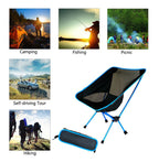 Ultralight Folding Camping Chair - Portable Outdoor Seat