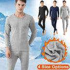 Men Thermal Underwear Set Long Johns Pants Long Sleeve Soft Underwear Kit Top Bottom Winter Sports Suits