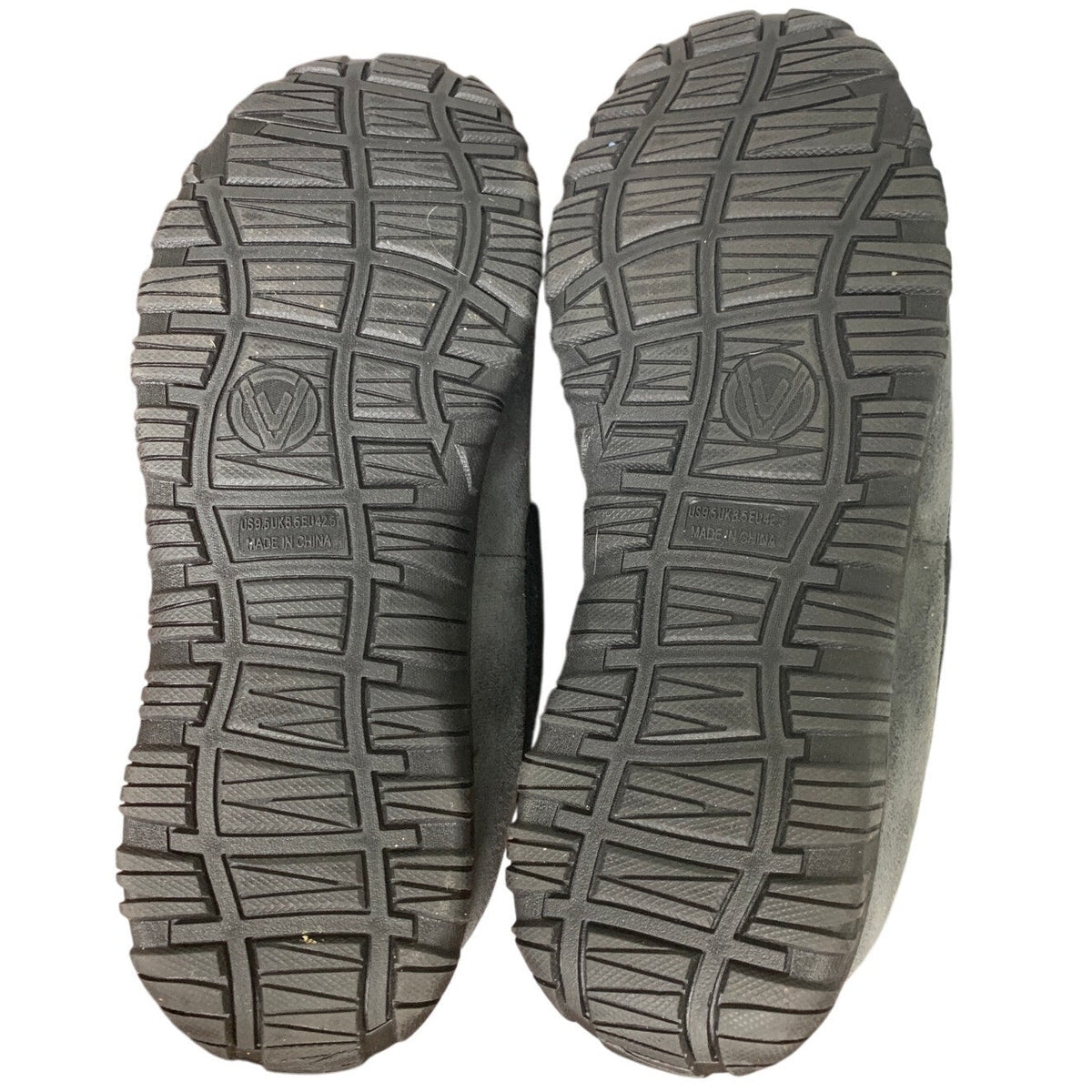 Mixin Mens Size 9.5 Gray Super Soft Slide On Moccasins Indoor Outdoor Slippers