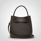 Autumn And Winter New Genuine Leather Vegetable Basket Bucket Bag For Women, Made Of Top-layer Cowhide, Versatile For Commuting, Can Be Worn On The Shoulder Or Carried By Hand