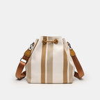Elegant Canvas Women's Bags Crossbody – Fashionable Shoulder Bucket Bag, Vintage Small College Portable Tote hobo