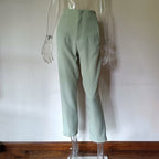 Women's High-Waisted Straight Leg Pants