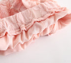 Lace shorts, girls' clothing, flower hot pants