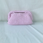 Women's Hand-Crocheted Clutch Bag