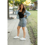 Sydney Snakeskin Jogger Skirt