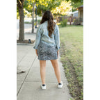 Sydney Snakeskin Jogger Skirt
