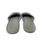 Shevalues Womens Size 11-12 Gray Slippers Open Round Toe Slip On House Shoes