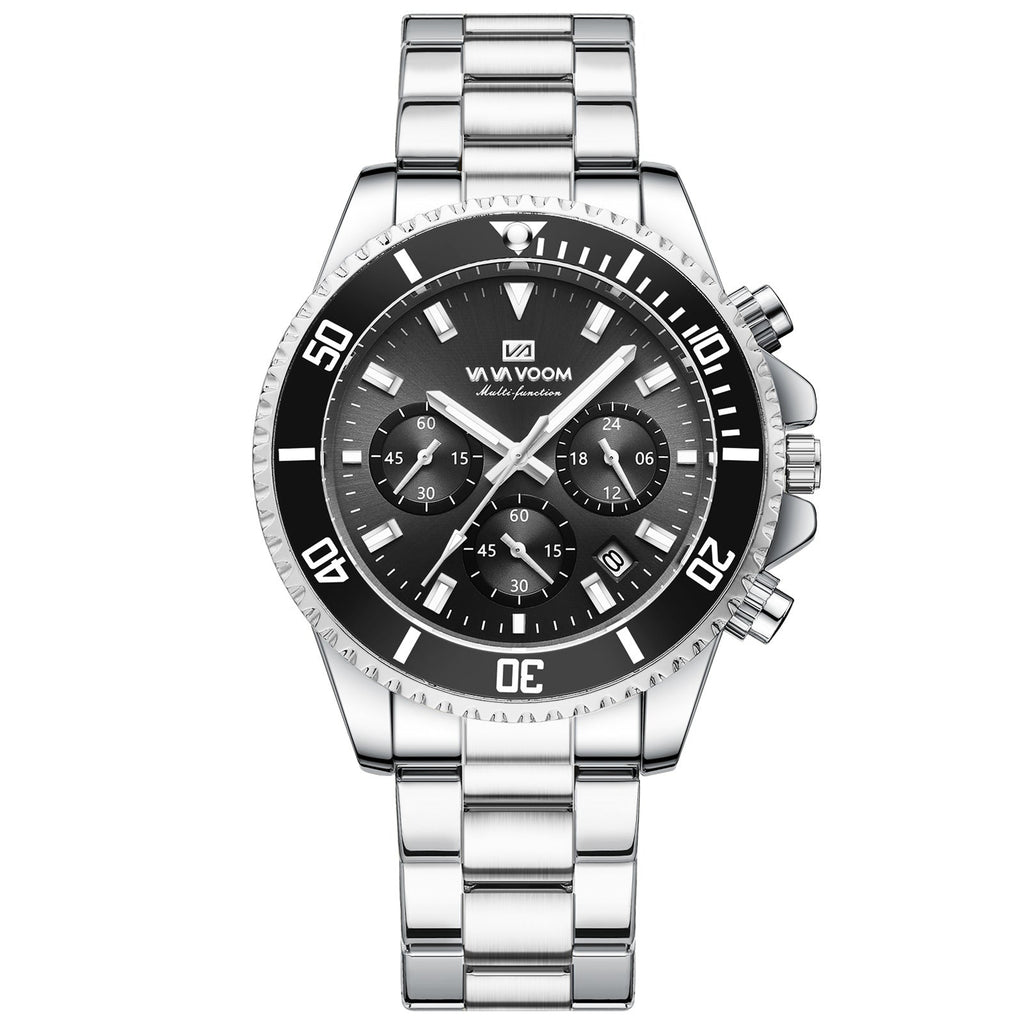 TREND New Men's Elegant Watch Waterproof And Scratch Resistant Stylish Stainless Steel Durable Wrist Watch