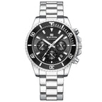 TREND New Men's Elegant Watch Waterproof And Scratch Resistant Stylish Stainless Steel Durable Wrist Watch