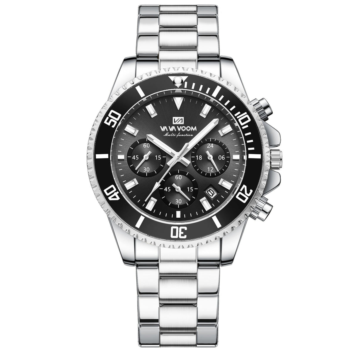 TREND New Men's Elegant Watch Waterproof And Scratch Resistant Stylish Stainless Steel Durable Wrist Watch