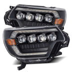 AlphaRex 12-15 Toyota Tacoma NOVA LED Proj Headlights Plank Style Black w/Activ Light/Seq Signal/DRL 880753 *Discontinued