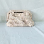 Women's Hand-Crocheted Clutch Bag